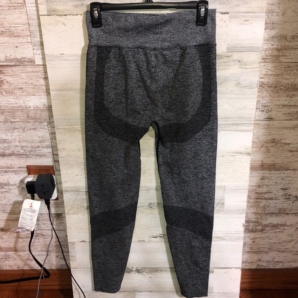 PINK active leggings Victoria Secret Pink Seamless Workout Tight Leggings large​ - Picture 2 of 7